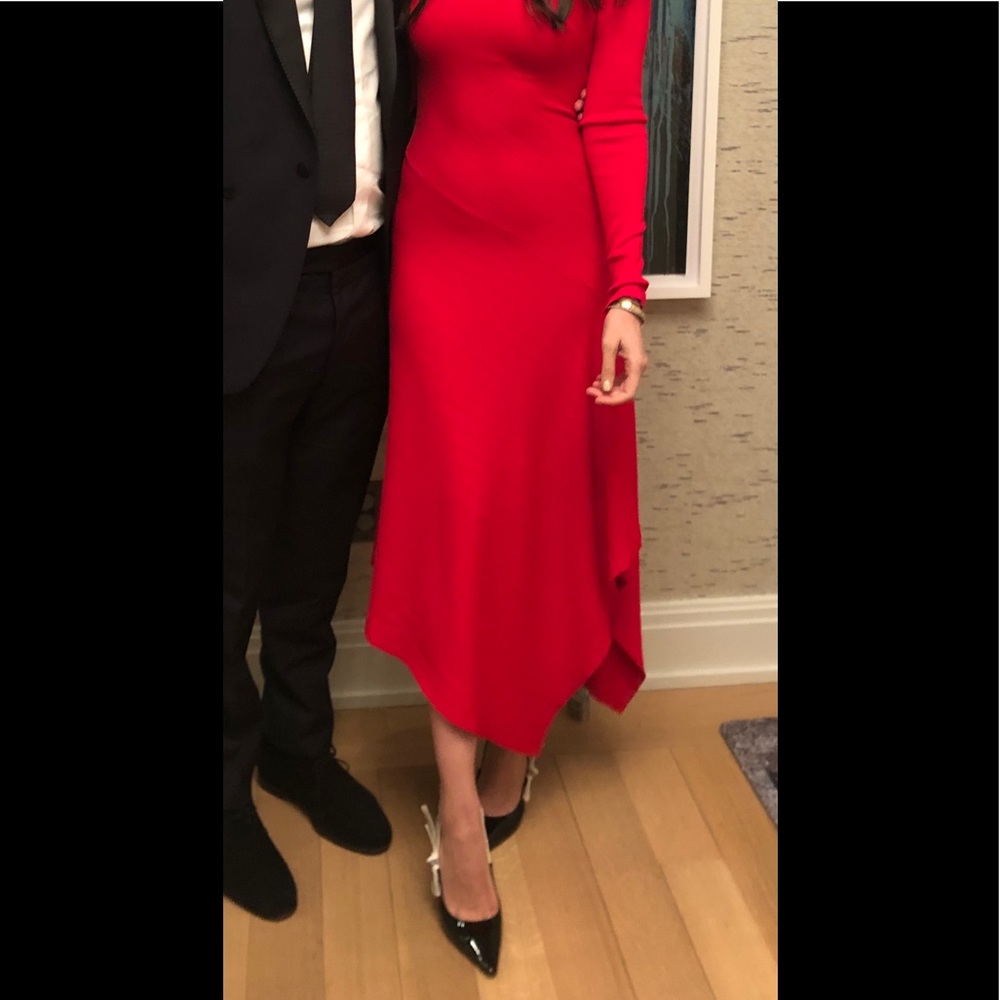Alc red hot dress size s